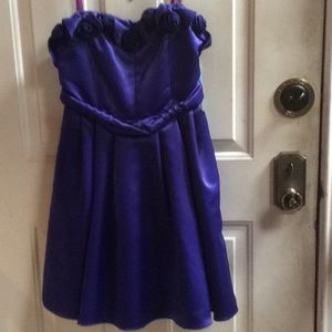💕New Marciano purple spaghetti strap shift dress